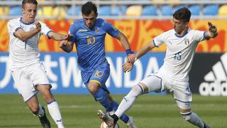 Italia perdió 1-0 ante Ucrania y se despidió del Mundial Sub 20