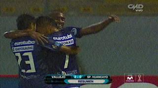 Vallejo venció 2-0 a Huancayo y es líder provisional del torneo