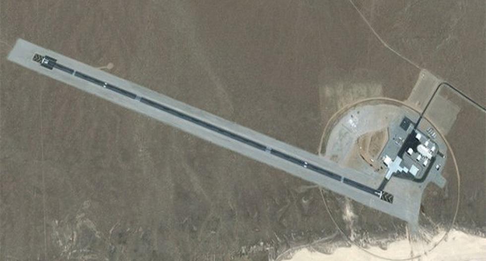 Esta área secreta fue revelada por Google Earth. (Foto: Google)