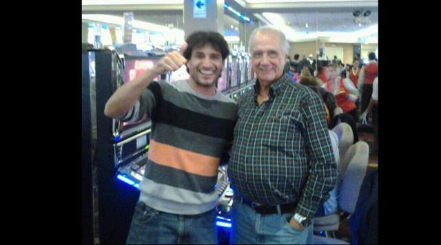 Franco Scavia y el actor Guillermo Rossini. (Foto: Redes sociales)