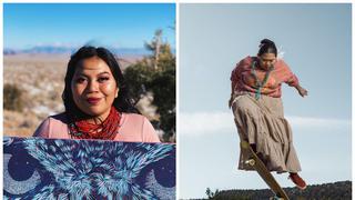 Naiomi Glasses, la joven indígena que practica al skate sobre las piedras de la Nación Navajo 