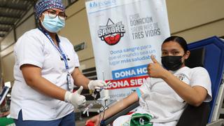 Chorrillos: más de 500 cadetes de la escuela de la PNP donaron sangre al hospital Edgardo Rebagliati