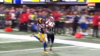Super Bowl LIII: Tom Brady lanzó para el primer toouchdown pero Chris Hogan no pudo atrapar el balón | VIDEO
