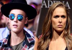 Comentarista de UFC insulta a Justin Bieber en defensa de Ronda Rousey