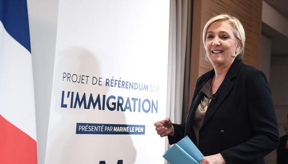 Marine Le Pen, líder ultraderechista francesa. (Foto: AFP)