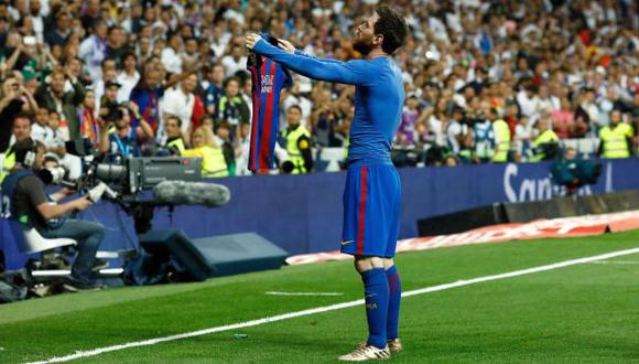 Messi y la explicación de su eufórico festejo en el Bernabéu