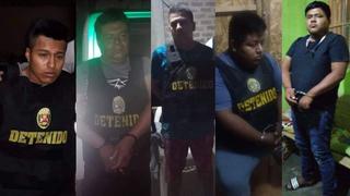 Piura: detienen a siete presuntos integrantes de Los Rápidos y Furiosos