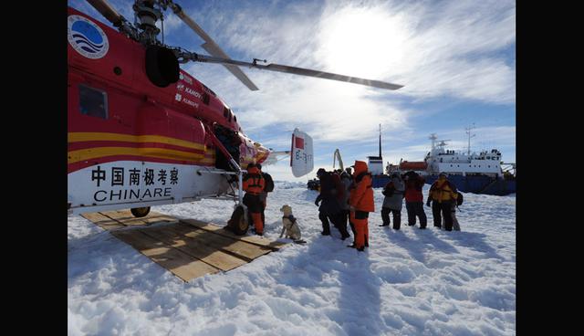 Tripulantes del barco atrapado en la Antártida son rescatados 8 días después - 3