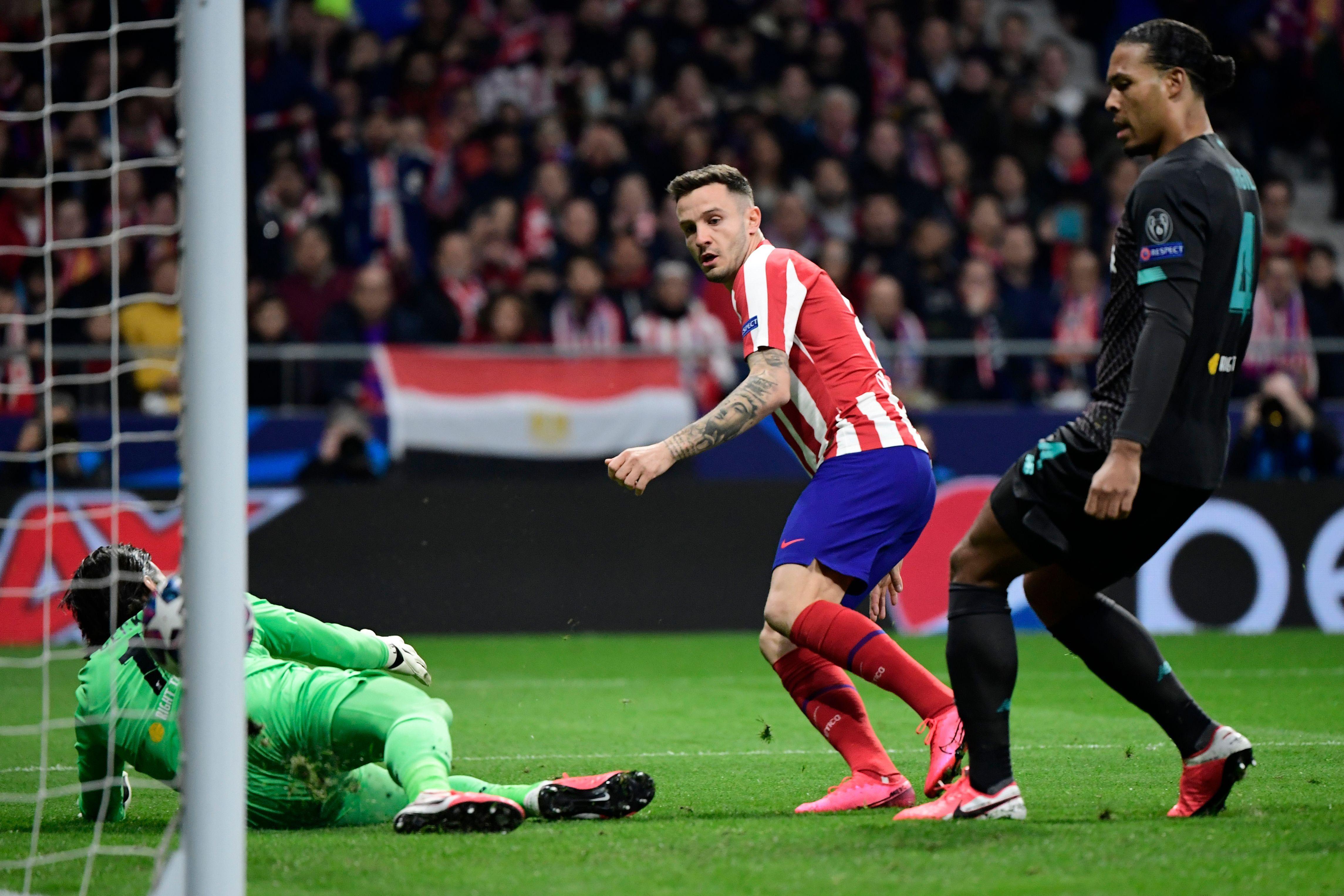 Atlético de Madrid vs. Liverpool: mira cómo fue el gol de Saúl en el duelo de Champions League. (Foto: Agencias)