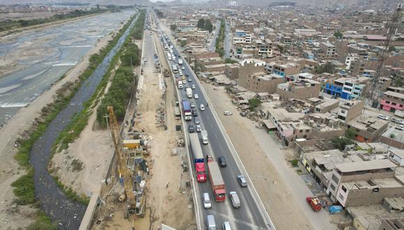 La Municipalidad de Lima entregará en un plazo de 60 días el nuevo Puente Huaycoloro. (Foto: Juan Carlos Guzmán/Andina)