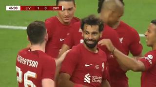 Mohamed Salah anotó el 2-0 de Liverpool sobre Crystal Palace | VIDEO