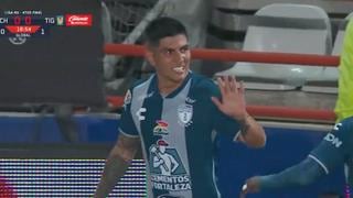 Víctor Guzmán marcó el 1-0 de Pachuca vs. Tigres e igualan la serie de cuartos de final | VIDEO