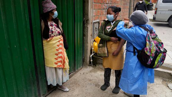 El ministro Auza destacó que el avance del plan de vacunación ha evitado un aumento de los fallecidos por el coronavirus y que el país ya superó “las 11 millones de dosis aplicadas”. (Foto: Juan Karita / AP)