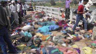 India: al menos 115 personas murieron en una celebración religiosa
