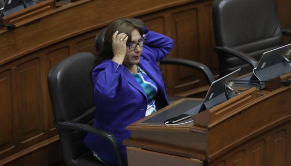La legisladora de Fuerza Popular habría falseado su hoja de vida presentada al JNE. (Foto: Antonhy Niño de Guzmán GEC)