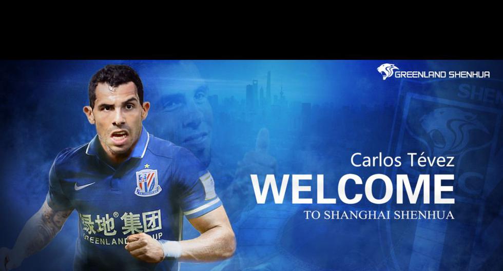 Carlos Tévez será el jugador mejor pagado de todos los tiempos en el mundo en el Shanghai Shenhua(38 millones de euros por temporada). | Foto: EFE