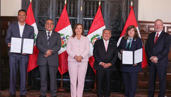 Gobiernos de Perú y Canadá firmaron contrato de Estado a Estado para llevar a cabo la tercera etapa del proyecto especial Chavimochic | Foto: Presidencia Perú