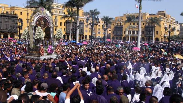 Semana Santa: desvíos por procesión del Señor de los Milagros - 1