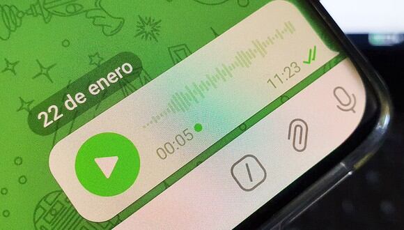 Así puedes ahorrar tiempo y transcribir tus mensajes de voz a texto en Telegram. (Foto: MAG)
