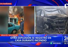 Villa El Salvador: balón de gas de vehículo explotó durante incendio en vivienda | VIDEO