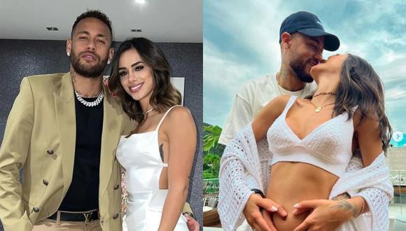 Neymar Jr., quien será padre por segunda vez, y la modelo brasilera hicieron una tierna publicación para comunicar la llegada de su bebé.