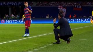 Lionel Messi y sus reclamos a Unai Emery en partido (VIDEO)