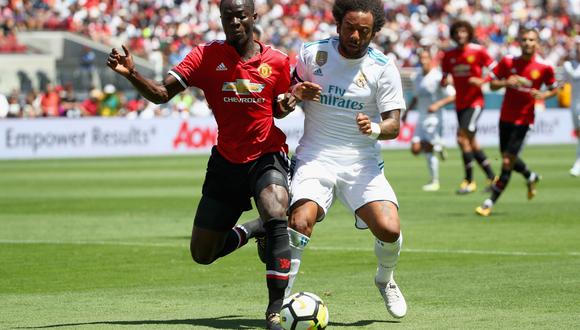 Real Madrid pierde por la mínima diferencia ante el Manchester United de José Mourinho. El gol de los ingleses fue marcado por Lingard. (Foto: AFP)