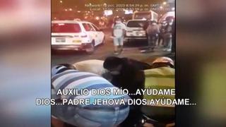 Rímac: sujeto acusado de intentar robar celular agrede a policías y luego reza para evitar detención | VIDEO