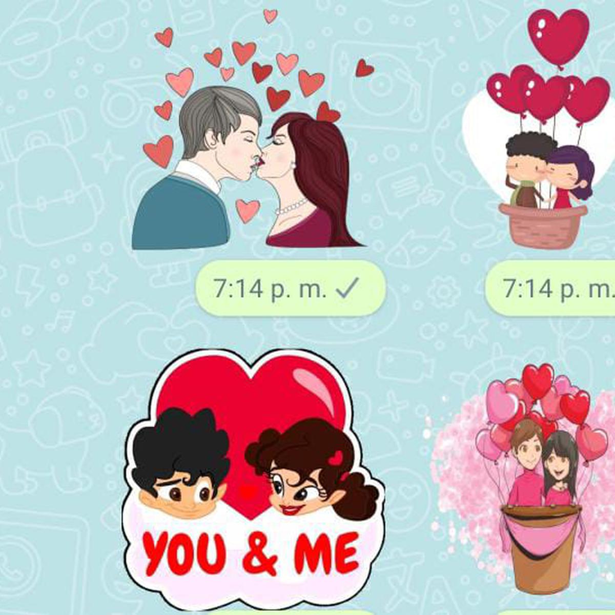 Descarga los mejores stickers de San Valentín para Whatsapp