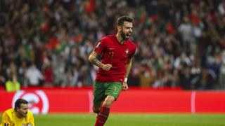 Lo gritó el Do Dragao: Bruno Fernandes consiguió su doblete para el 2-0 de Portugal vs. Macedonia | VIDEO