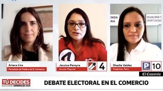 Candidatas al Congreso por Acción Popular y Podemos Perú debatieron en El Comercio 