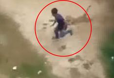 YouTube: leopardo ataca a toda una aldea e intenta llevarse a niño