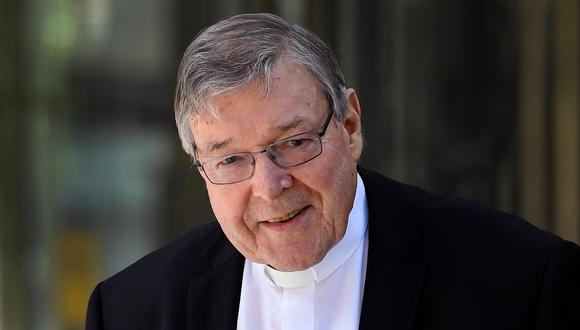 George Pell, alto jerarca del Vaticano, es declarado culpable de abusos sexuales por un tribunal de Melbourne. (AFP).