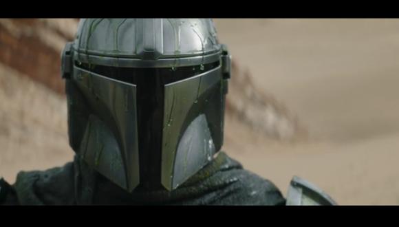 "The Mandalorian". El protagonista, interpretado por Pedro Pascal, tras una de sus mayores escenas en el nuevo episodio. Foto: Disney+.