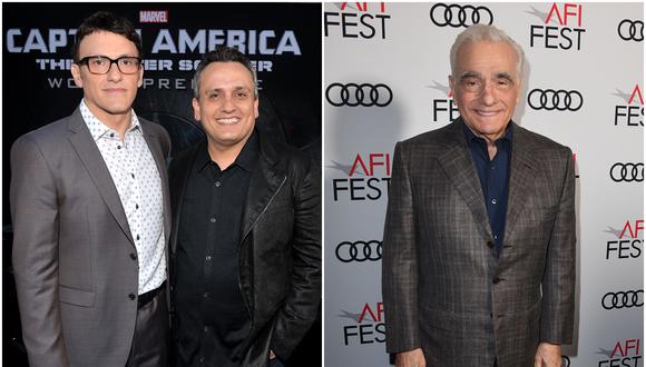 Joe y Anthony Russo defendieron a las películas de Marvel Studios de los comentarios de Martin Scorsese. (Fuente: Agencias)