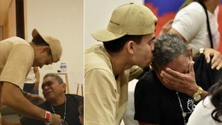 Así fue el emotivo reencuentro de Luis Díaz con su padre en Colombia (VIDEO)