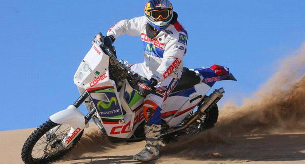 El chileno 'Chaleco' López ganó la sexta etapa del Rally Dakar 2013