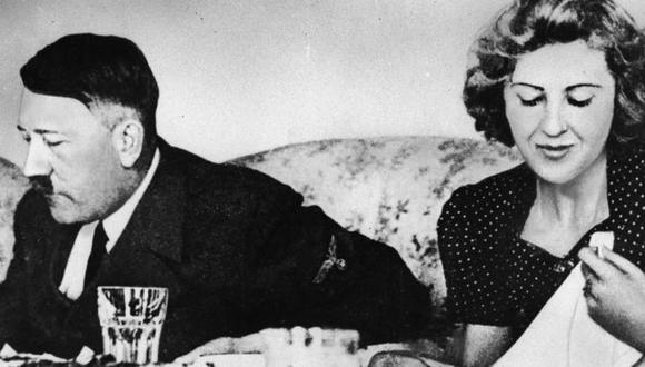 Hitler y su amante Eva Braun. El mandatario alemán tenía un grupo de catadoras de alimentos.