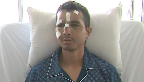 Suboficial de la PNP resultó herido junto a otros agentes en un enfrentamiento con manifestantes en Andahuaylas. (Captura: Canal N)