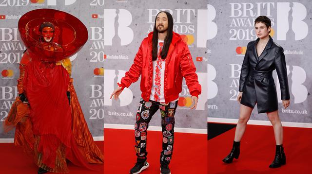 Daniel Lismore, Steve Aoki y Christine and the Queen entre los famosos con los peores looks de los Brit Awards 2019. (Foto: Agencias)