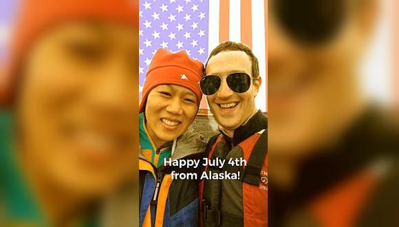 Mark Zuckerberg compartió una fotografía de la tradicional águila calva de Estados Unidos como un símbolo del Día de la Indepencia. (Foto: Facebook)