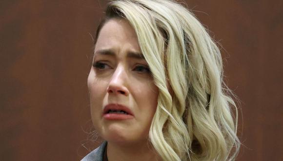 Integrante del jurado dice que Amber Heard lloró “con lágrimas de cocodrilo”. (Foto: AFP)
