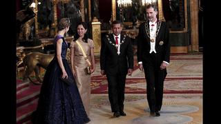 España agasaja a Humala y Nadine con esplendor del Palacio Real