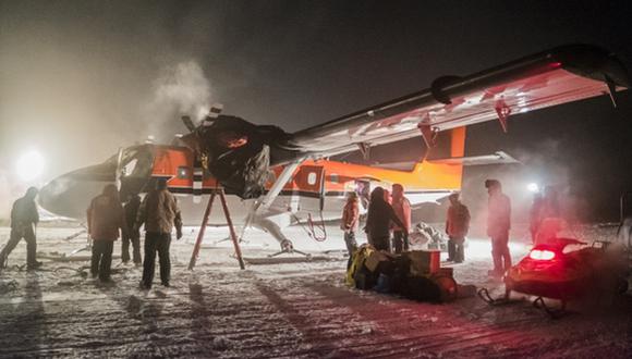 Una arriesgada misión quiere evacuar a enfermo del Polo Sur