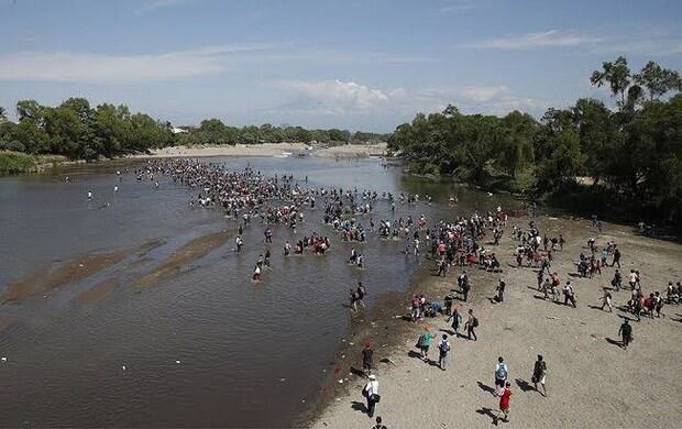 La cuenca del río Suchiate tiene una superficie de 1064 km² en territorio guatemalteco y 336 km² en territorio mexicano (Foto: AFP)