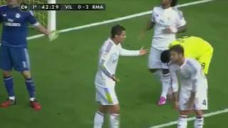 La bronca entre Cristiano Ronaldo y Sergio Ramos en un córner