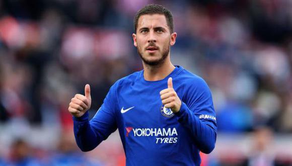 El tabloide británico "The Sun" informó que la directiva del Real Madrid tiene como prioridad la incorporación de Eden Hazard. La suma que se pagaría por su carta pase es un escándalo. (Foto: AFP)