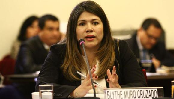 Blythe Muro Cruzado dejó de ser la presidenta ejecutiva del OSCE. (Foto: Congreso)