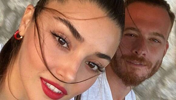 La historia de amor de Hande Erçel y Kerem Bursin nació cuando trabajaron juntos en “Love Is in the Air" (Foto: Hande Erçel/ Instagram)