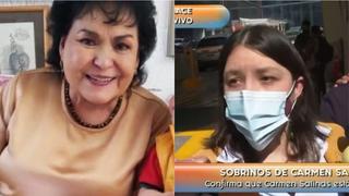 Carmen Salinas se encuentra en estado de coma, asegura su nieta | VIDEO